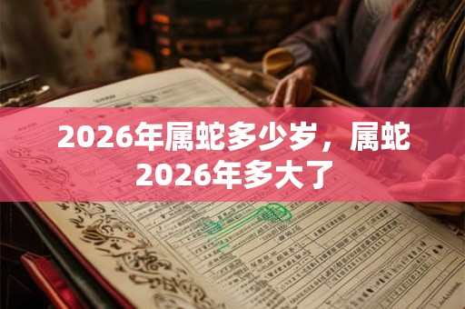 2026年属蛇多少岁，属蛇2026年多大了