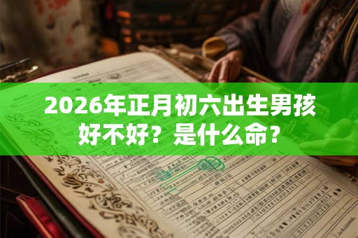 2026年正月初六出生男孩好不好？是什么命？