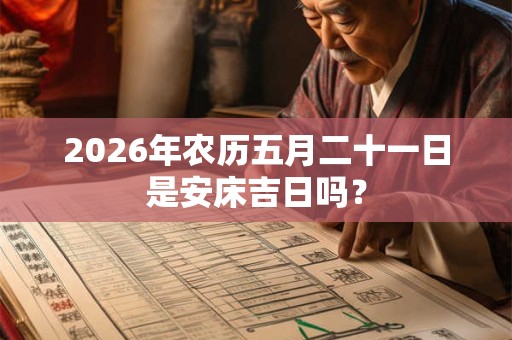2026年农历五月二十一日是安床吉日吗？