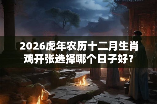 2026虎年农历十二月生肖鸡开张选择哪个日子好？