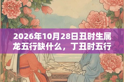 2026年10月28日丑时生属龙五行缺什么，丁丑时五行缺什么