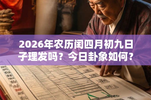2026年农历闰四月初九日子理发吗？今日卦象如何？