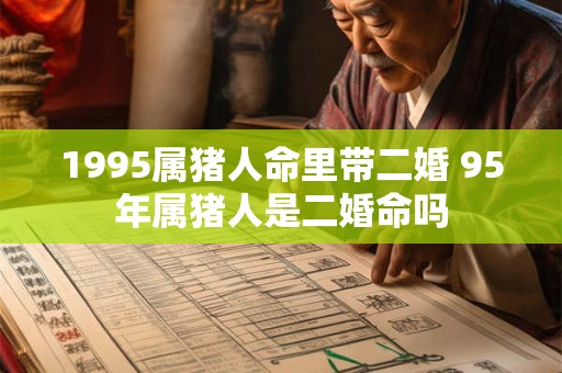 1995属猪人命里带二婚 95年属猪人是二婚命吗