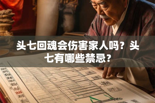 头七回魂会伤害家人吗？头七有哪些禁忌？