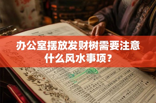 办公室摆放发财树需要注意什么风水事项? 办公室摆放发财树需要注意什么风水事项?