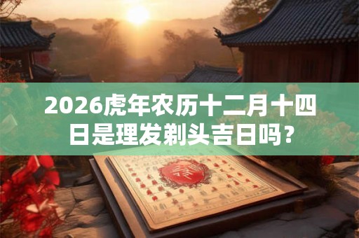 2026虎年农历十二月十四日是理发剃头吉日吗？