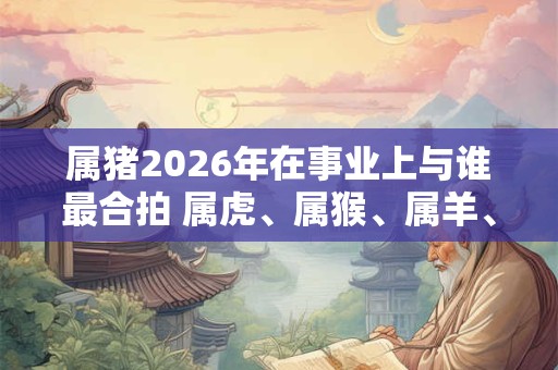 属猪2026年在事业上与谁最合拍 属虎、属猴、属羊、属狗