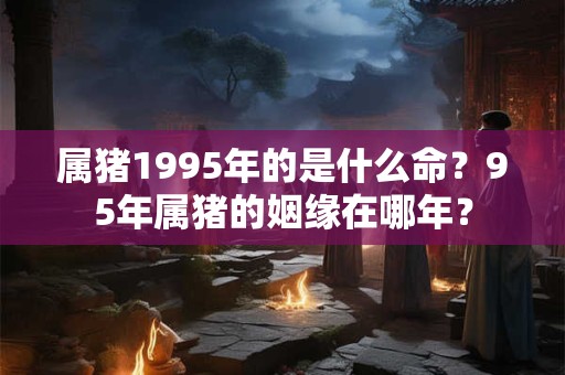 属猪1995年的是什么命?95年属猪的姻缘在哪年? 属猪1995年的是什么命?95年属猪的姻缘在哪年?