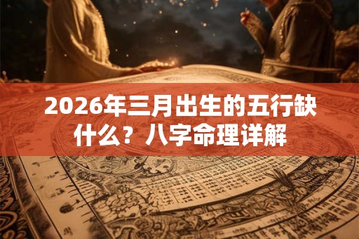2026年三月出生的五行缺什么？八字命理详解