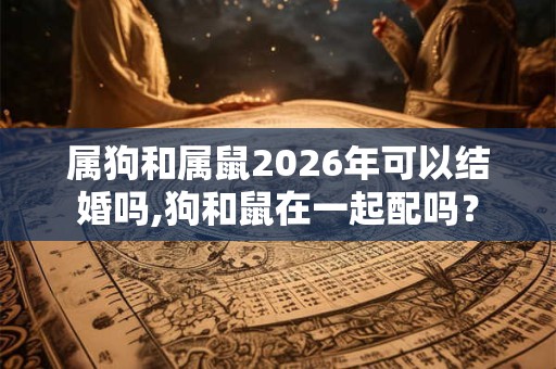 属狗和属鼠2026年可以结婚吗,狗和鼠在一起配吗？