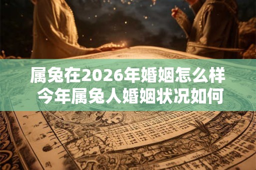 属兔在2026年婚姻怎么样 今年属兔人婚姻状况如何