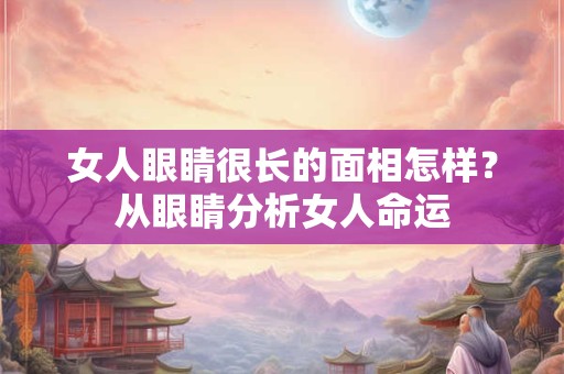 女人眼睛很长的面相怎样？从眼睛分析女人命运
