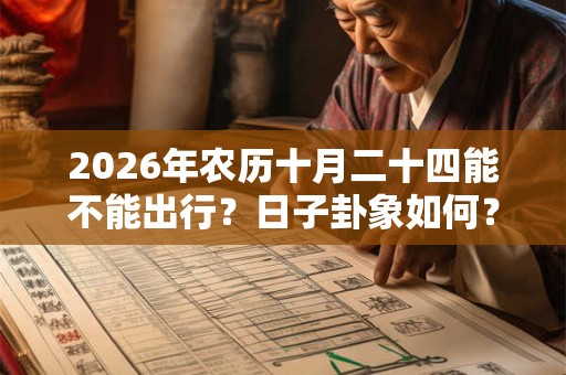 2026年农历十月二十四能不能出行？日子卦象如何？