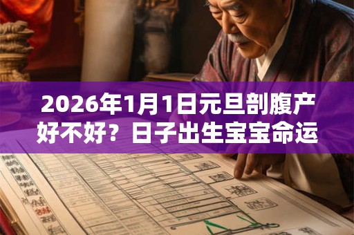 2026年1月1日元旦剖腹产好不好？日子出生宝宝命运？