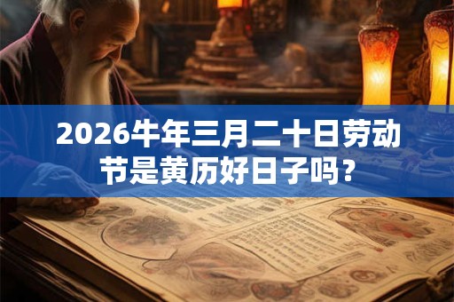 2026牛年三月二十日劳动节是黄历好日子吗？