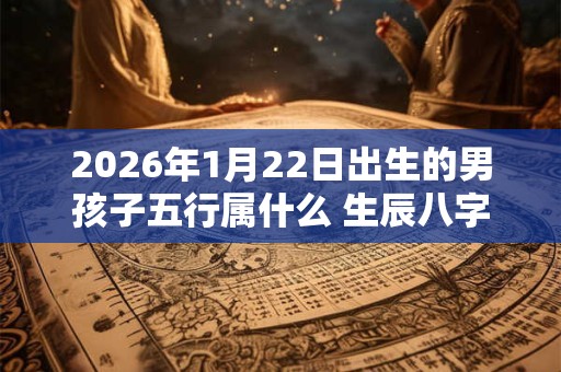 2026年1月22日出生的男孩子五行属什么 生辰八字取名