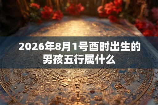 2026年8月1号酉时出生的男孩五行属什么