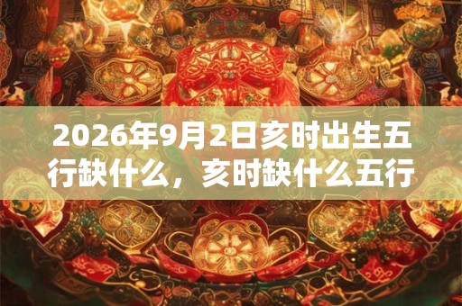 2026年9月2日亥时出生五行缺什么，亥时缺什么五行