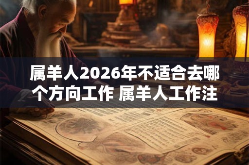 属羊人2026年不适合去哪个方向工作 属羊人工作注意事项