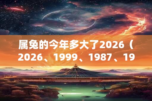 属兔的今年多大了2026（2026、1999、1987、1975、1963）
