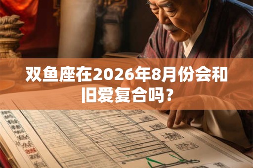 双鱼座在2026年8月份会和旧爱复合吗？