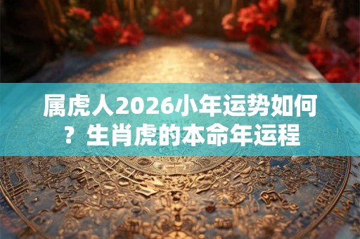 属虎人2026小年运势如何?生肖虎的本命年运程 属虎人2026小年运势如何?生肖虎的本命年运程
