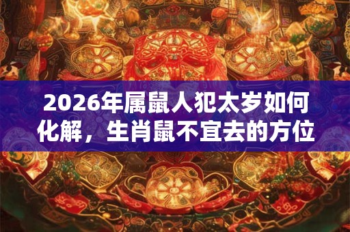 2026年属鼠人犯太岁如何化解，生肖鼠不宜去的方位