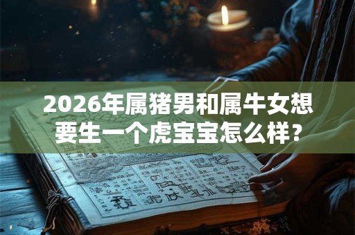 2026年属猪男和属牛女想要生一个虎宝宝怎么样？