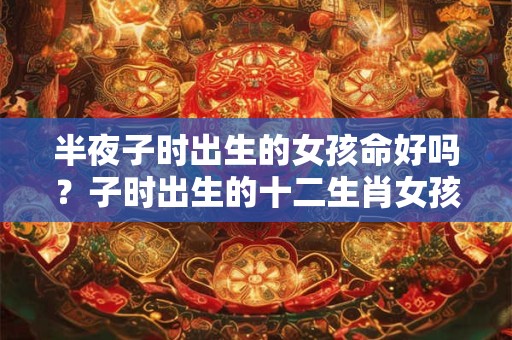 半夜子时出生的女孩命好吗？子时出生的十二生肖女孩命运