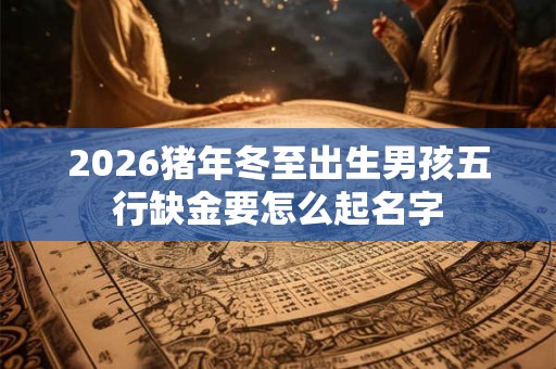 2026猪年冬至出生男孩五行缺金要怎么起名字 2026猪年冬至出生男孩五行缺金要怎么起名字