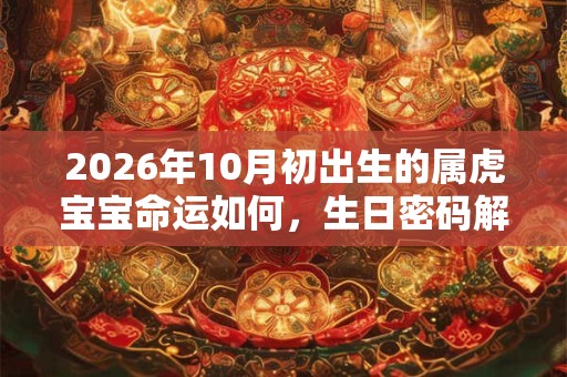 2026年10月初出生的属虎宝宝命运如何，生日密码解析