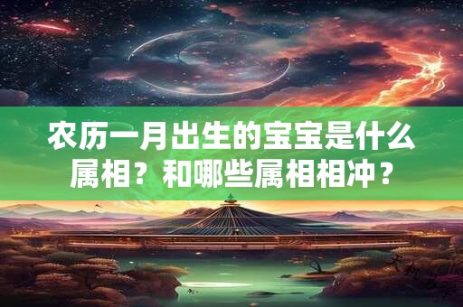 农历一月出生的宝宝是什么属相？和哪些属相相冲？