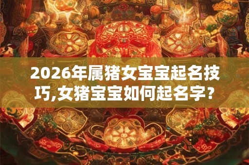 2026年属猪女宝宝起名技巧,女猪宝宝如何起名字？