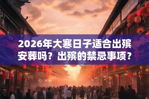 2026年大寒日子适合出殡安葬吗?出殡的禁忌事项? 2026年大寒日子适合出殡安葬吗?出殡的禁忌事项?
