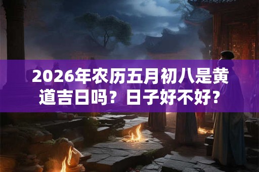 2026年农历五月初八是黄道吉日吗？日子好不好？