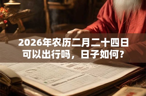 2026年农历二月二十四日可以出行吗，日子如何？