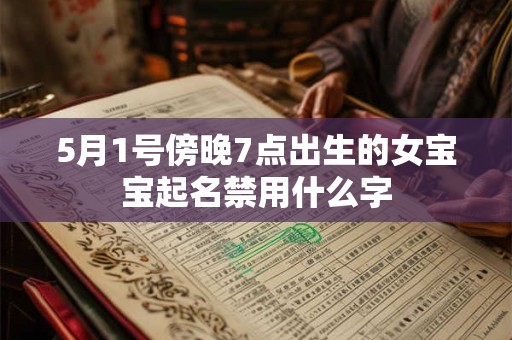 5月1号傍晚7点出生的女宝宝起名禁用什么字