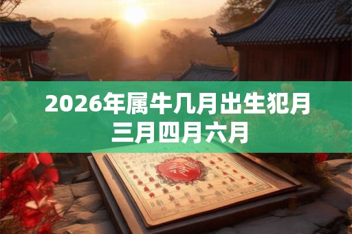 2026年属牛几月出生犯月 三月四月六月 2026年属牛几月出生犯月 三月四月六月