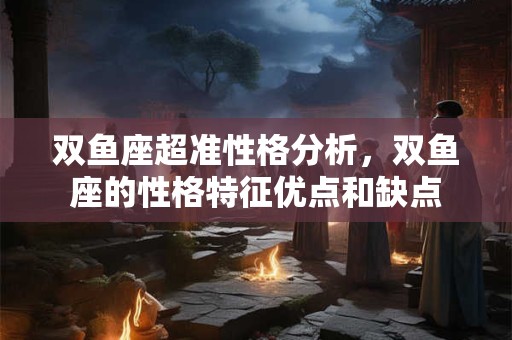 双鱼座超准性格分析，双鱼座的性格特征优点和缺点