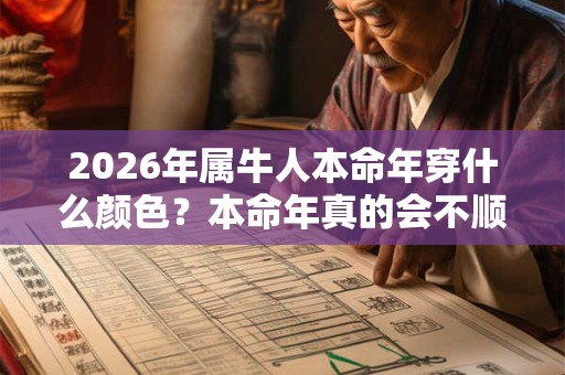 2026年属牛人本命年穿什么颜色?本命年真的会不顺吗? 2026年属牛人本命年穿什么颜色?本命年真的会不顺吗?