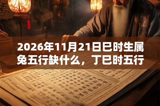2026年11月21日巳时生属兔五行缺什么,丁巳时五行缺什么 2026年11月21日巳时生属兔五行缺什么,丁巳时五行缺什么
