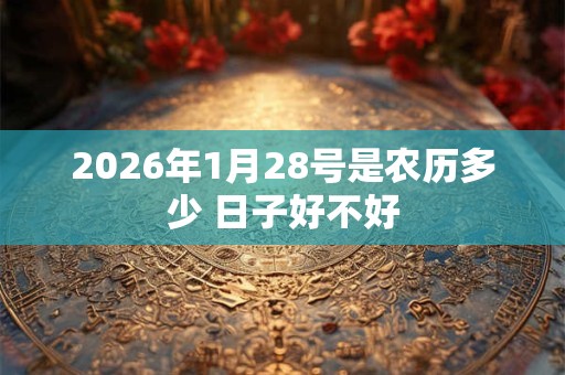 2026年1月28号是农历多少 日子好不好