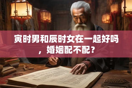 寅时男和辰时女在一起好吗，婚姻配不配？