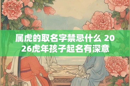 属虎的取名字禁忌什么 2026虎年孩子起名有深意 属虎的取名字禁忌什么 2026虎年孩子起名有深意