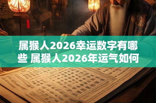 属猴人2026幸运数字有哪些 属猴人2026年运气如何 属猴人2026幸运数字有哪些 属猴人2026年运气如何