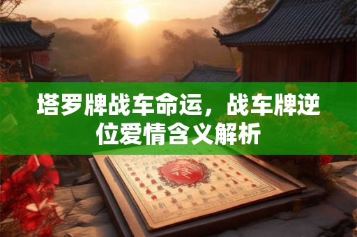 塔罗牌战车命运，战车牌逆位爱情含义解析