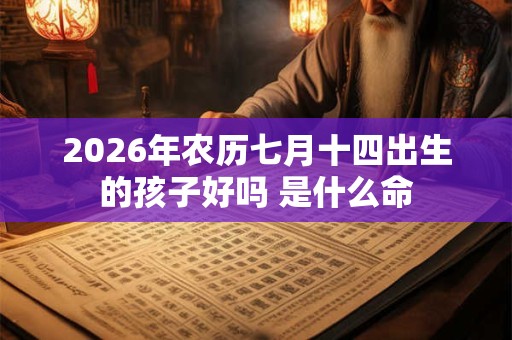 2026年农历七月十四出生的孩子好吗 是什么命