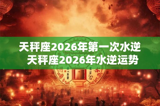 天秤座2026年第一次水逆  天秤座2026年水逆运势