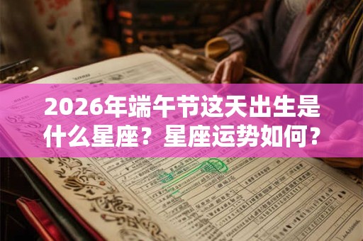 2026年端午节这天出生是什么星座？星座运势如何？