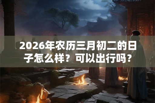 2026年农历三月初二的日子怎么样?可以出行吗? 2026年农历三月初二的日子怎么样?可以出行吗?